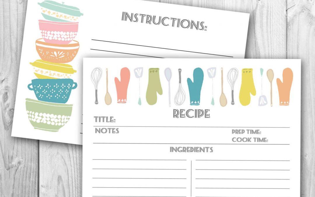 Indicazioni per Ricette